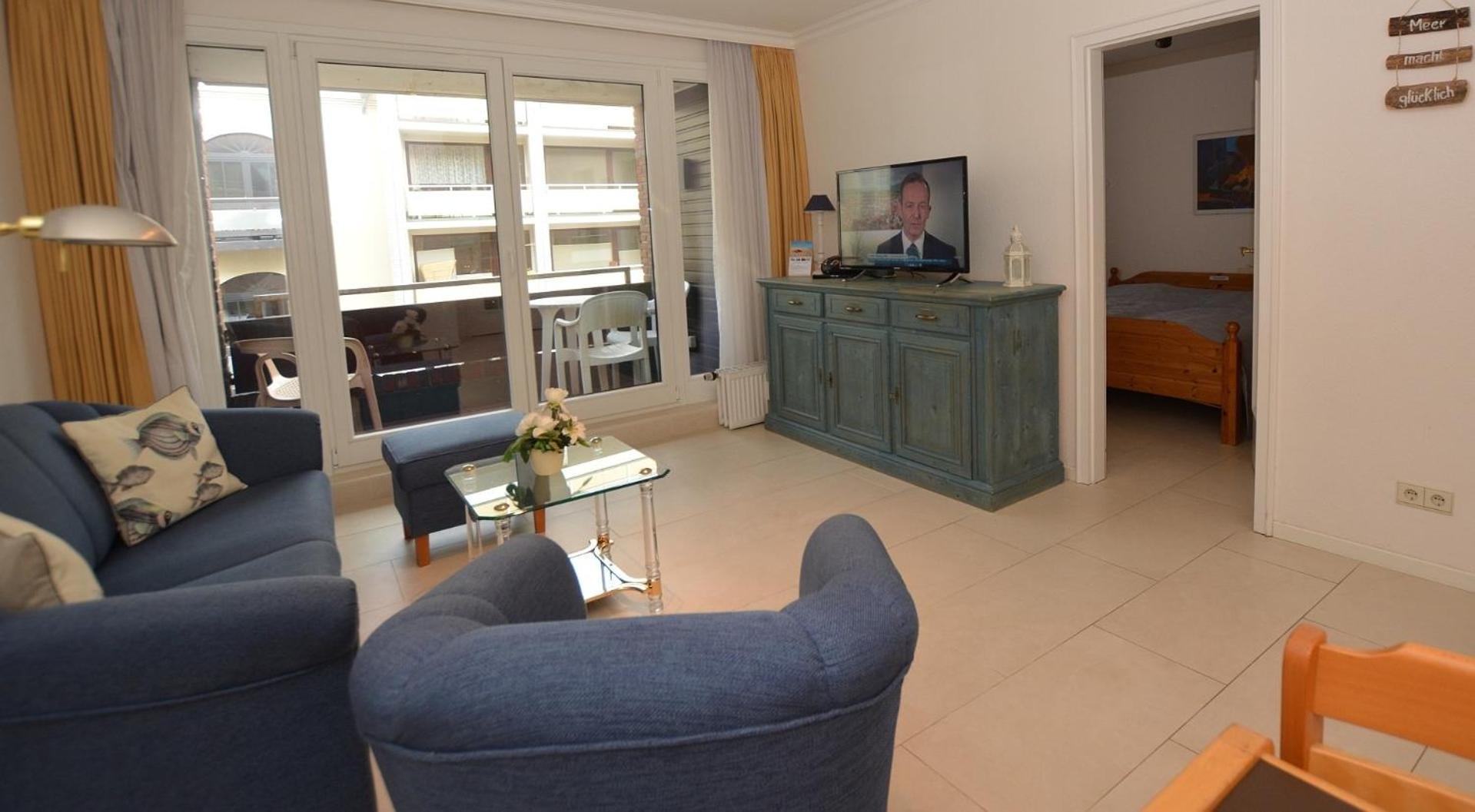 4-21, Friedrichstr, Im Herzen Westerlands, Sehr Strandnah, Balkon, 2 Zi Apartment Westerland